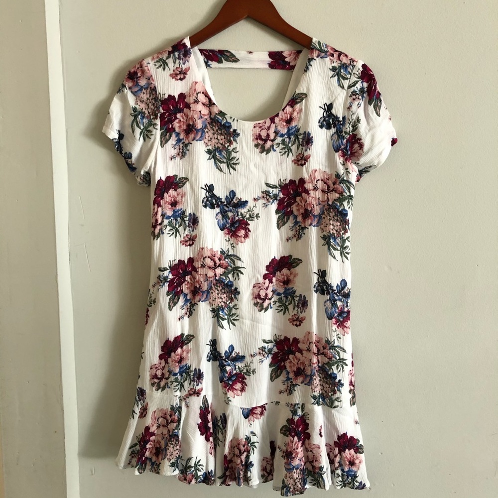 Blue Rain women’s small floral dress